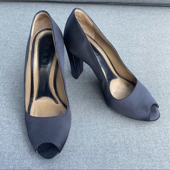 Marni Shoes - Marni Satin Heels
